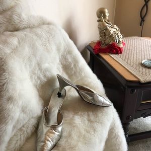 Vintage silver mule’s